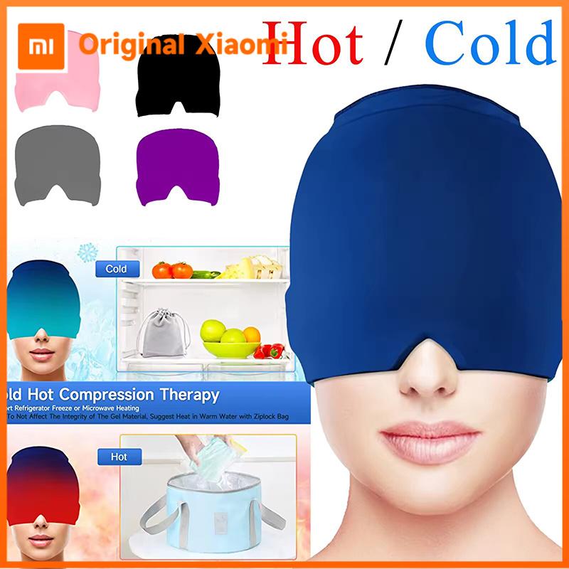 Xiaomi Gel Hot Cold Therapy Headache Migraine Eye Mask For Chemo Sinus Neck Wearable Therapy Wrap Stress Pressure Pain Relief Massage