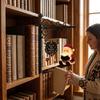 Santa Claus Christmas Bookshelf Lamp Snowman Elk Reading Lamp LED Library Lantern  Christmas