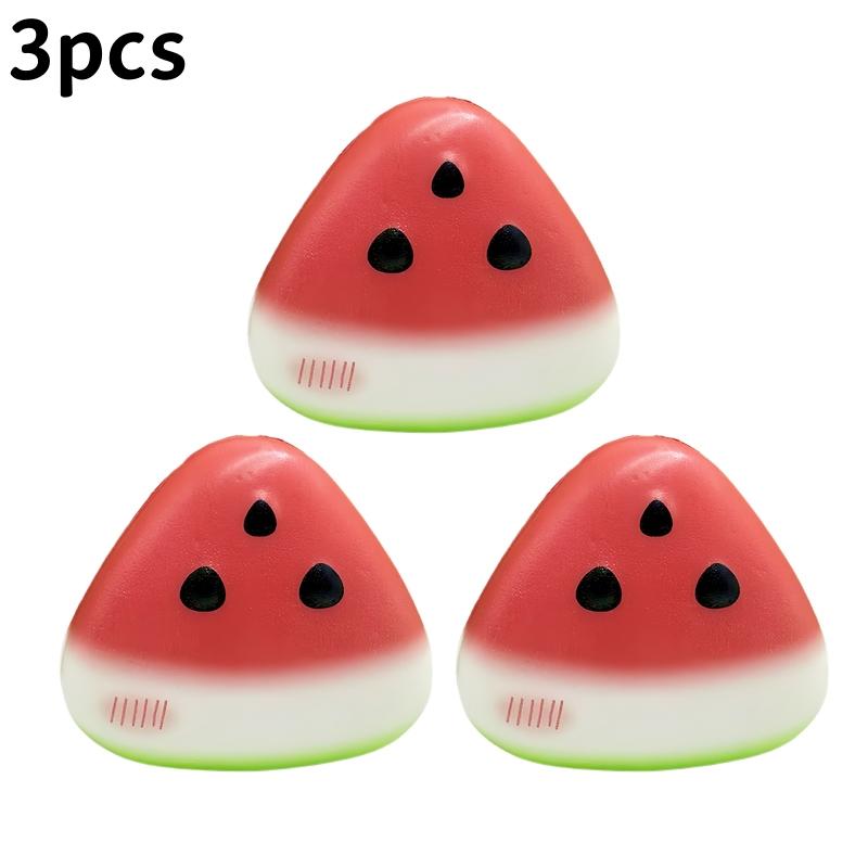 Funny Watermelon Squishy Squeeze Fidget Toy Anti-Stress Slow Rising Fruit Pinch Squeeze Toy Anti Stress Toy for Adult