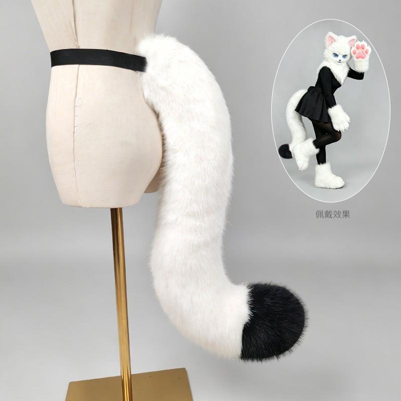 Kig Fursuit Pusastes Komplekts Kaķa Furry