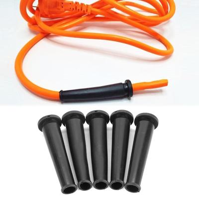 5pcs Sleeve Boot Wire Protector 5x Black Cable Cover Heat Shield