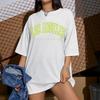 Chemise Oversize pour Femme Manches Courtes Amples Respirante Haut Mode Hip Hop Street Californie Los Angeles USA Streetwear