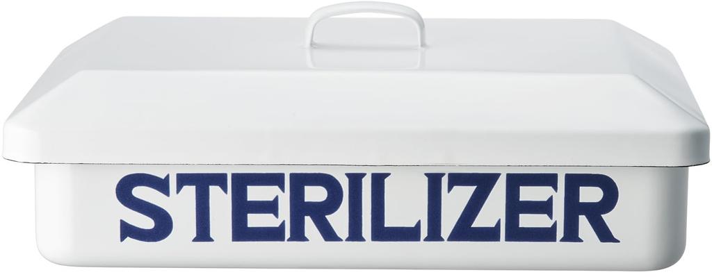 Noda Enamel Disinfector Enamel Heat Resistant Made in Japan Approx. W32.5xD23xH11.4cm