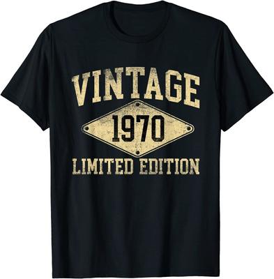 Vintage 1970 Limited Edition Year Of Birth Birthday Unisex T-shirt