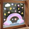 Rainbow Cloud Self-adhesive Living Room Bedroom Living Room Balcony Wall Decoration Stickers