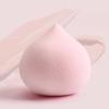 Extra Soft Mochi Puff - Cotton Candy Texture Blender for Liquid/Mineral Makeup, Bouncy Peach Sponge Dry & Wet Use