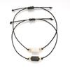 Neues Charm-Armband für Freundschaftspaare, 2 Stück/Set, Vulkanstein-Armband, Perlenarmbänder, Frauen, Mann, glücklicher Wunschschmuck