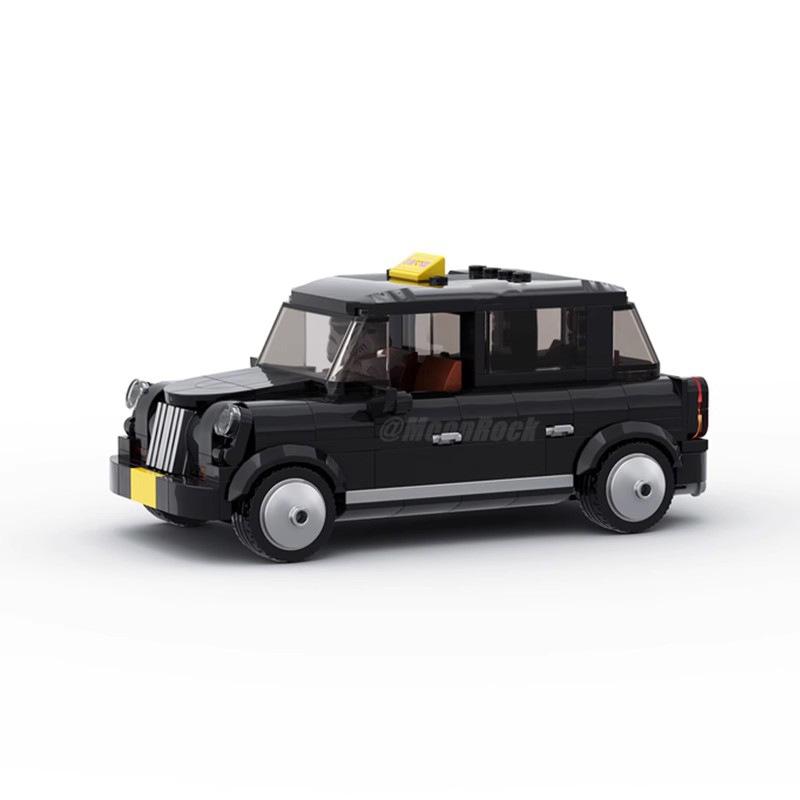 Building Blocks MOC-126046 British Car Taxu 4 Mini Taxi Assembly Toy Gift For Children