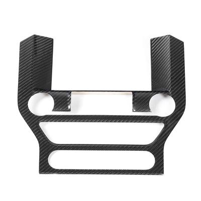 Carbon Fiber Interior Center Console GPS Panel Cover Trim Fit for Ford Mustang All Model 20142018