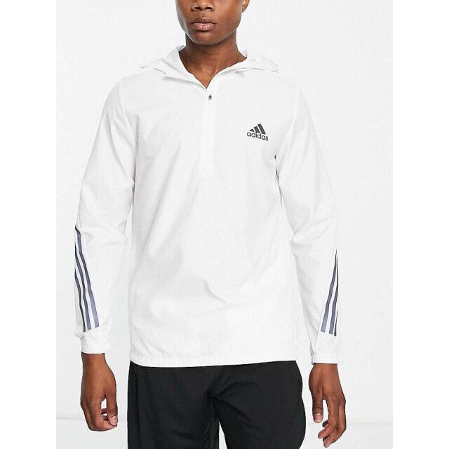 

Белая куртка на молнии 1/4 adidas Running Run Icons