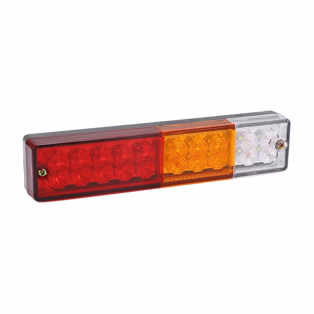 2Pcs 20 LED LED Tail Lights Red Lens Trailer Indicator Lights Reverse Backup Lights  For Truck