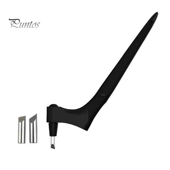 

Инструмент для резки поделок Ручка с эргономичной ручкой Вращающееся на 360 градусов лезвие Ручка-резак из нержавеющей стали Инструмент для вырезок из бумаги Инструмент для поделок своими руками