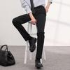 Men's Straight Fit Fleece-Lined Suit Pants