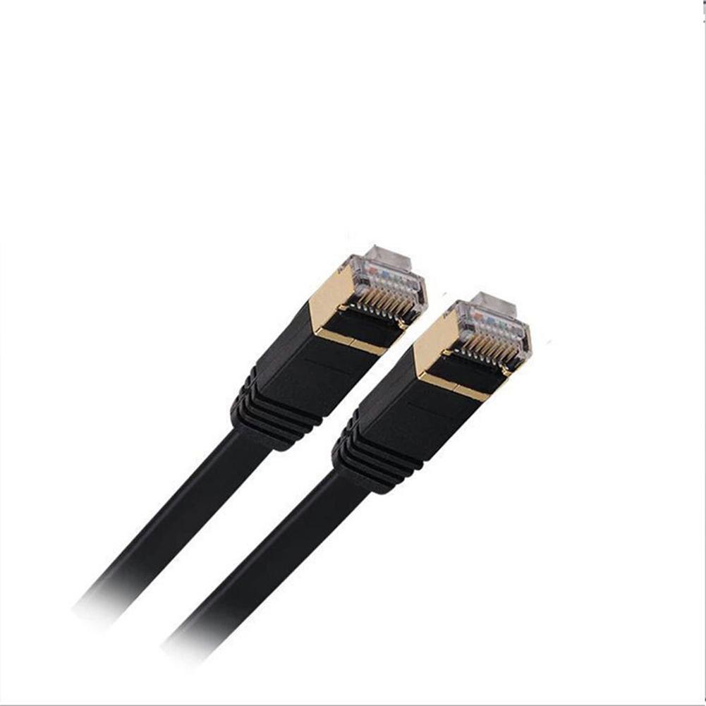 Cat6 Flat Ethernet Cable RJ45 Pure Copper Network Patch Cord 15m
