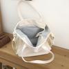 New Large Capacity Clear Itabag Tote Bag Girls Lightweight Nylon Pin Display Kawaii School Book Shoulder Bag Female Ita Handbag