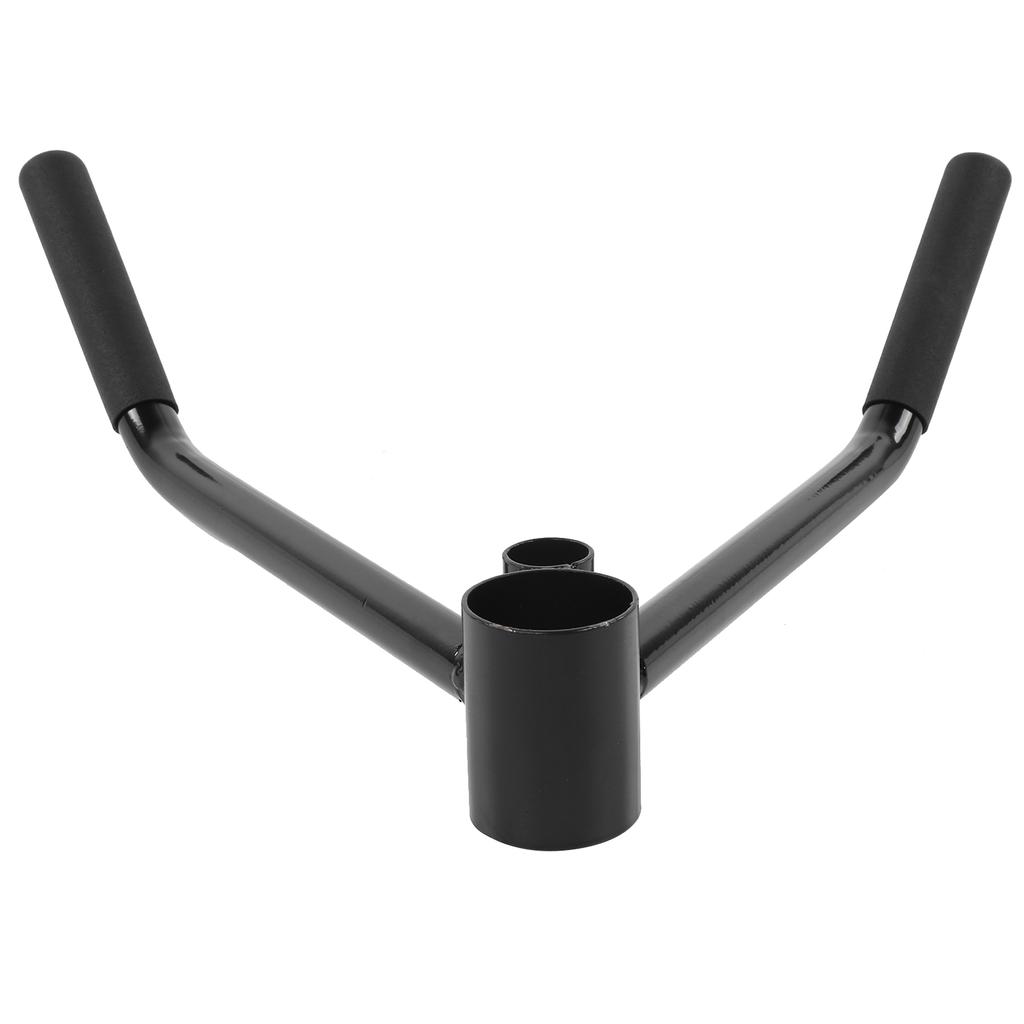 TBar Pulley System Barbell Steel Handle Rowing Core Strength Workout Gym Accessories