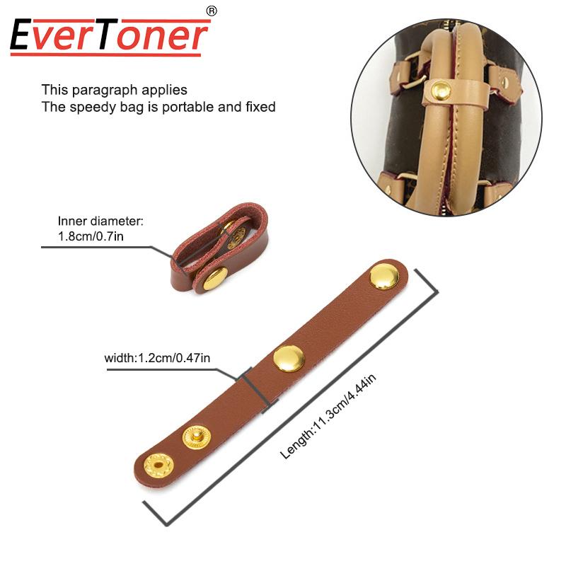 EverToner Leder-Taschengriff Befestigungsschnalle Verkürzungsklammer Taschenriemen Befestigungsschnallen Umgebaute Riemen Taschengurtzubehör