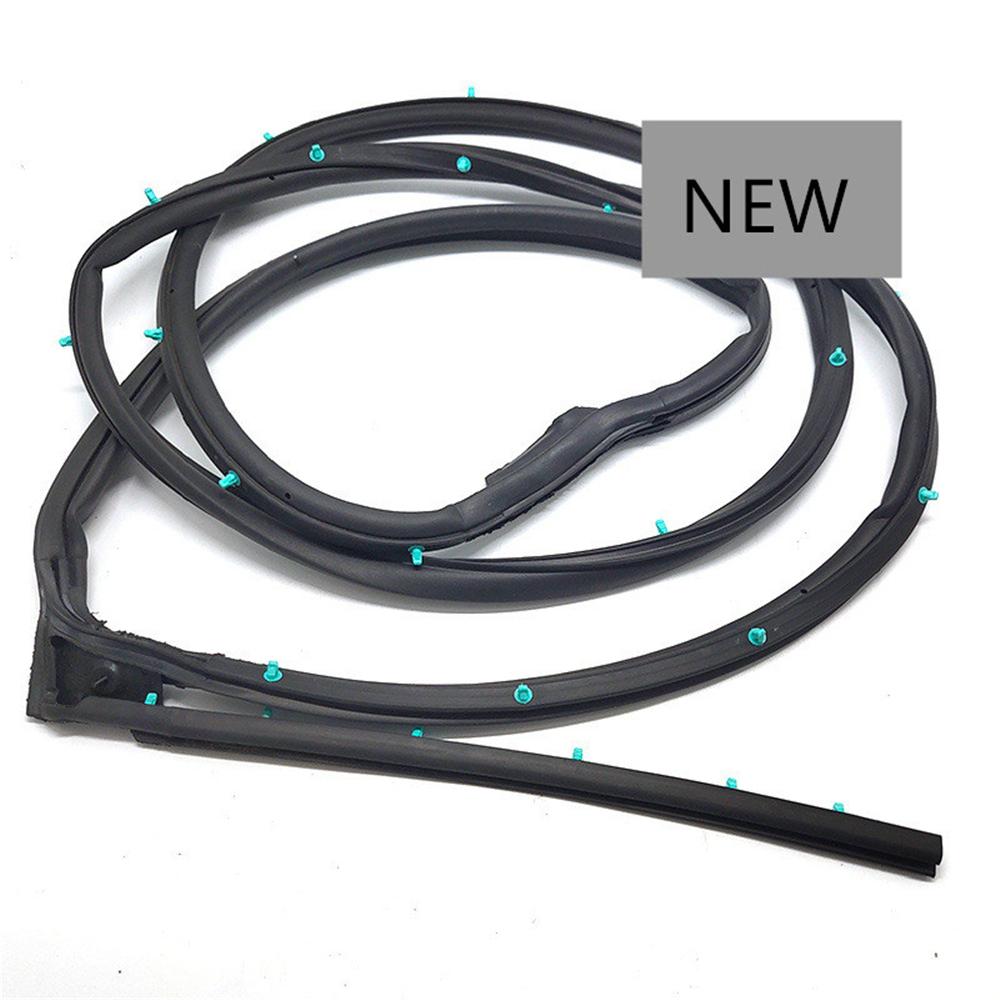 1x Rear Left Door Weatherstrip Seal For 16-21 Honda Civic FC Sedan 72850-TEA-T01