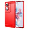 For Oppo Reno11 F 5G TPU Case Carbon Fiber Texture Back Phone Cover