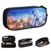 Sexy Ganyu Genshin Impact Pencil Case Anime Pencilcases Pen Holder for Girls Boys Bag Students School Gift Accessories