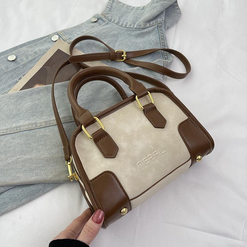 Simple Retro Small Bag Women's Autumn New Fashion One-shoulder Crossbody Bag Women's Hand-held Commuter Pillow Bag