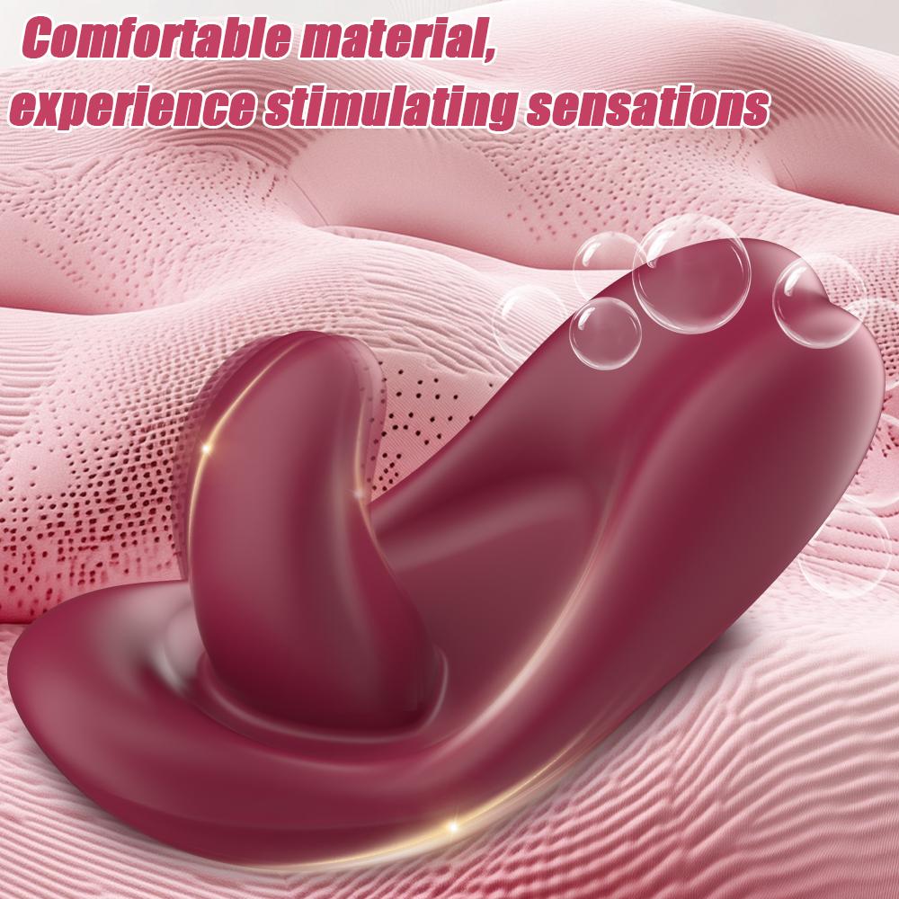APP Control Tongue Wearable Vibrator Egg Clitoris Licking Oral Nipple Clitoris Stimulator Female Masturbator Sex Toys for Adults