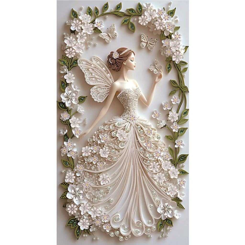 Beauty Special Shaped DIY Partial Drill Diamond Painting Kits Large Size 40x70cm Diamonds Paintings Gem Art Home Decor