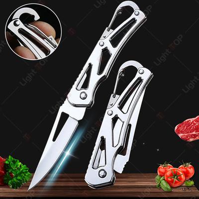 Outdoor Stainless Steel Folding Knife for Camping and Household Use