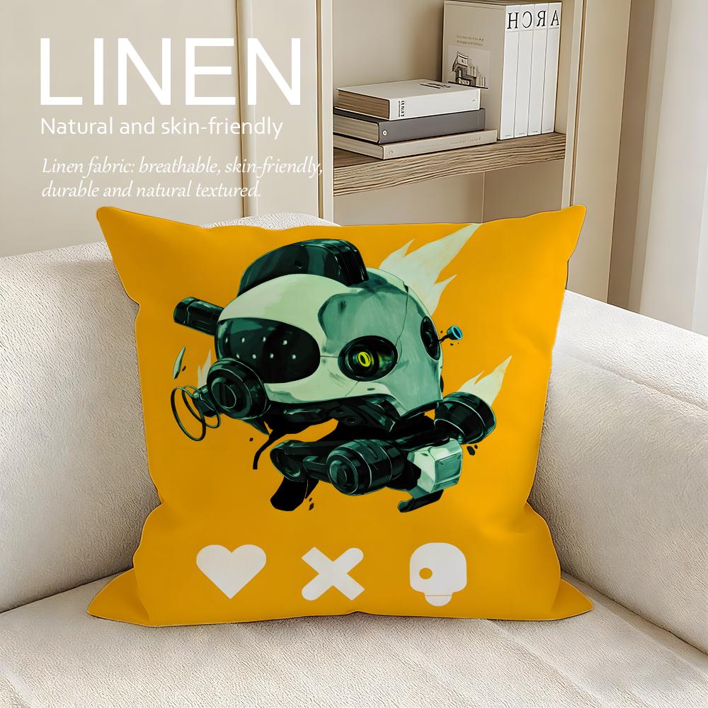 Animation Love Death  Robots Cushion Cover Pillowcase Set Pcs x x Breathable Washable Sofa Cushion Cover