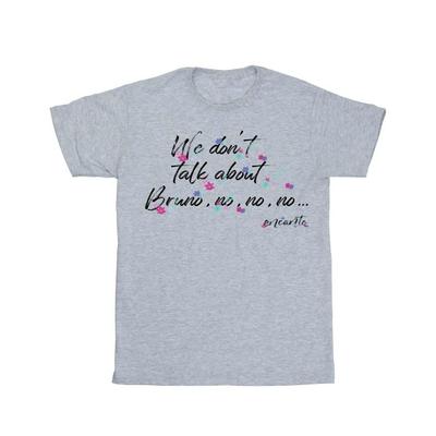 Womens/Ladies Encanto We DonÂ´t Talk About Bruno No No Boyfriend Fit Cotton Boyfriend T-Shirt