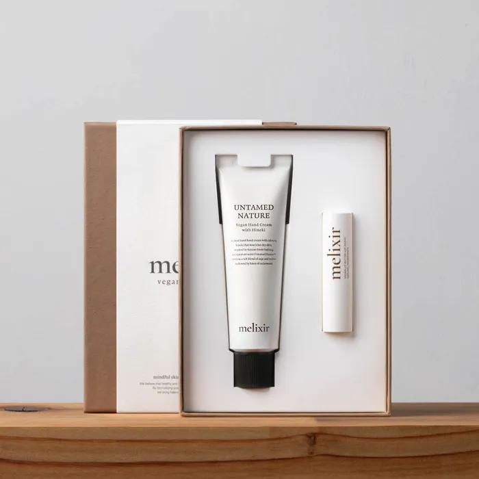 

Веганский набор для ухода за губами и руками #UntamedNature