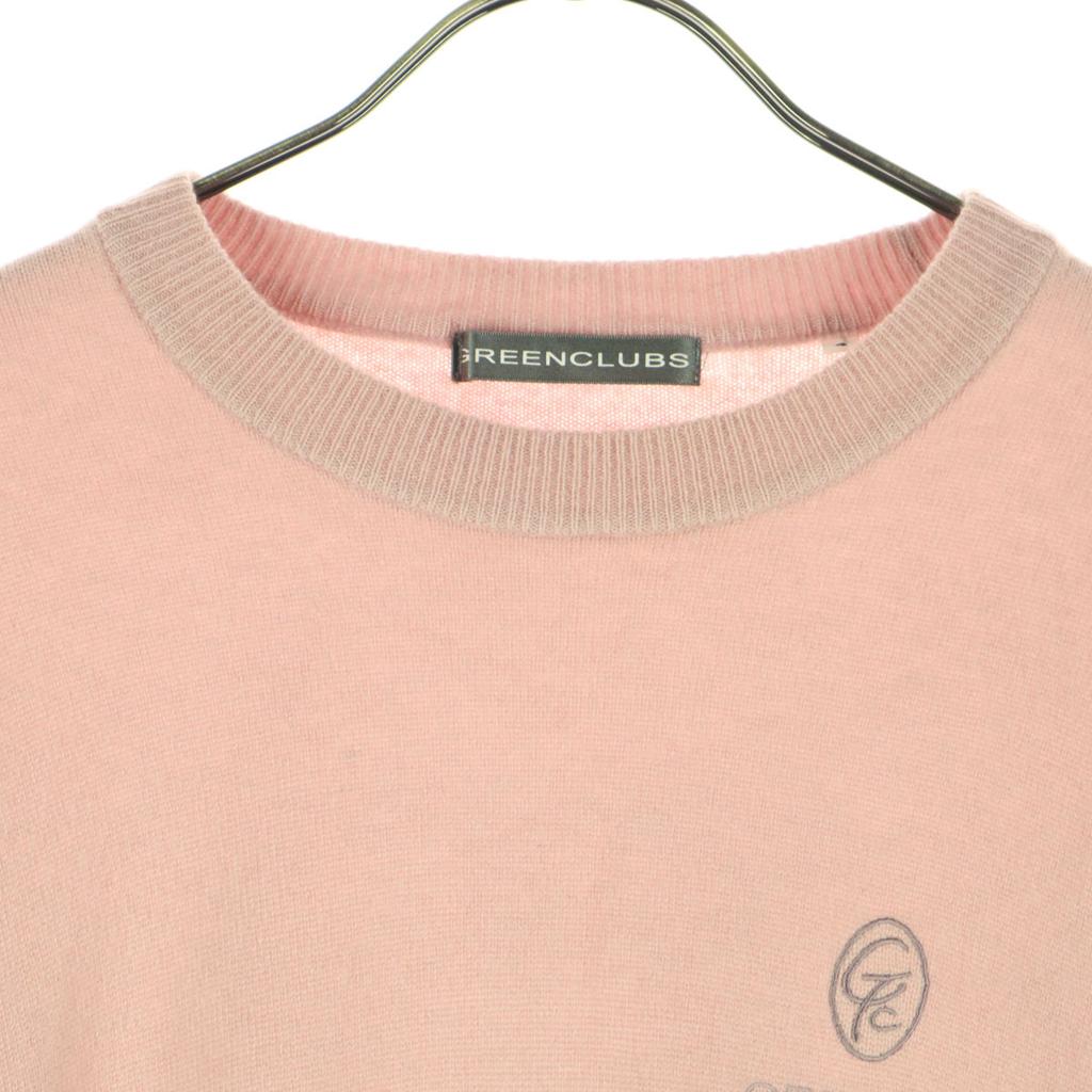 Schönheitsprodukte GREENCLUBS Made in Japan Einpunkt-Logo Langarm-Strickware Damen Gebraucht