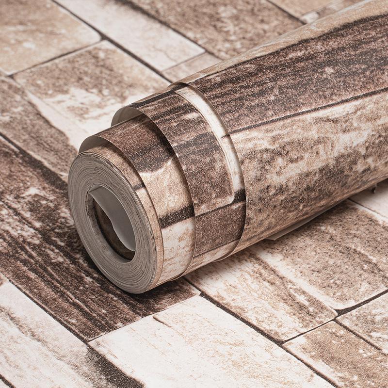 Imitation Brick Grain Wallpaper Non Woven Wallpaper Living Room Bedroom TV Background Clothes Shop Retro Brick Stone Wallpaper