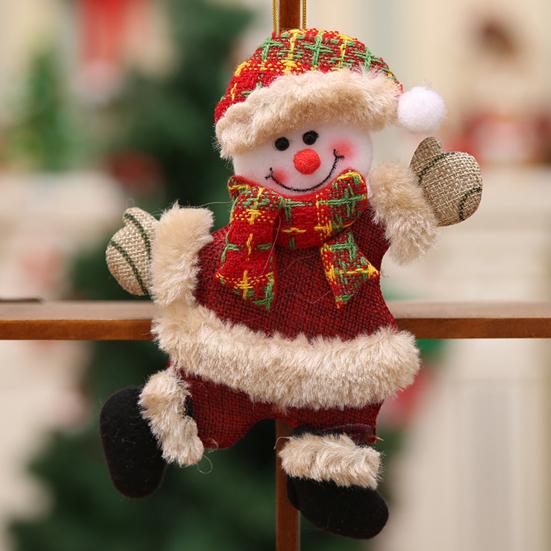 Xmas Tree Decoration Cute Bear Ornament Christmas Ornaments Lightweight Hanging Bear Decoration Tree Pendant Decoration for Home