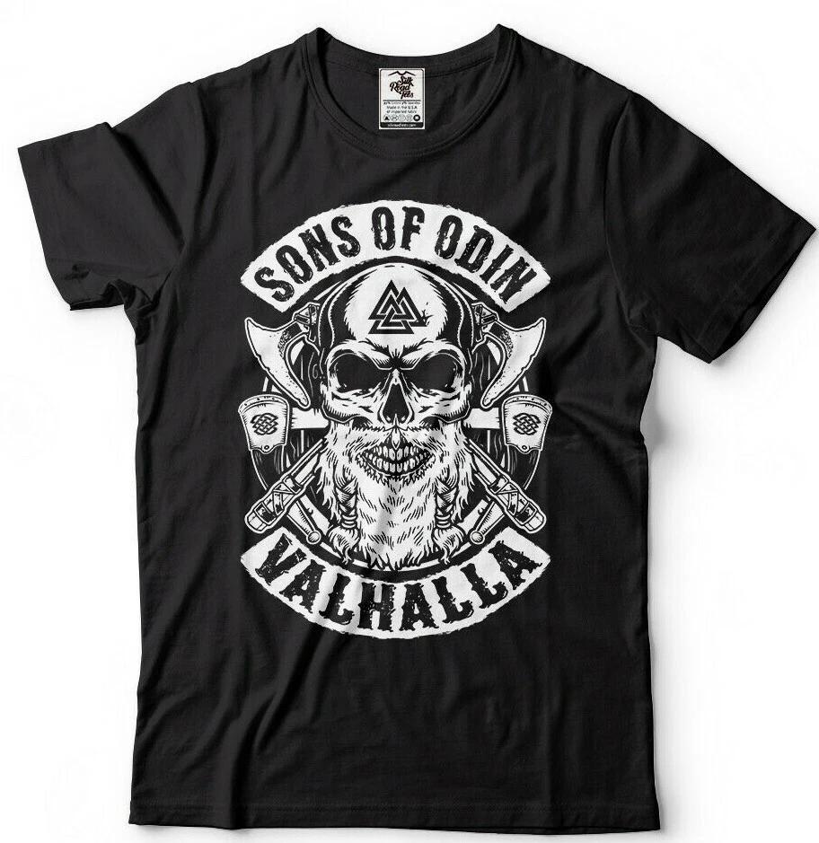 Sons Of Odin Vikings Nordic Odin Thor T-T-shirt Vikings T-shirts M