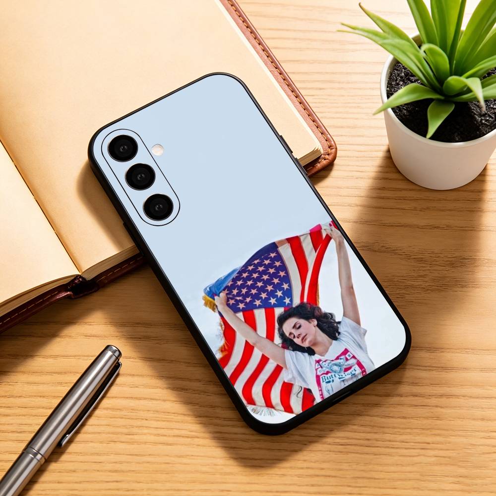 L-Lana Del R-Rey Phone Case Black Silicone Soft For Samsung Galaxy A73,A72,A71,A70,A53,A52,A51
