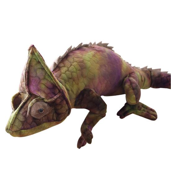 28inch Simulated Chameleon Animal Model Doll Plush Stuffed Toy Room Decor Gift