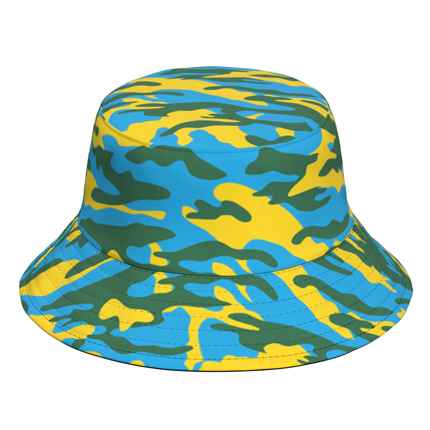 

Rwanda Fisherman Hats Custom Name Team Logo Bucket Cap Country Travel Kinyarwanda Nation Rwandese French Flag Photo Headgear