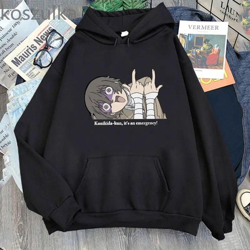 Bungo Stray Dogs Chuuya Nakahara Mikiny Anime Potisk Mikiny Muži Ženy Módní mikiny Pulovr Unisex mikina oversized