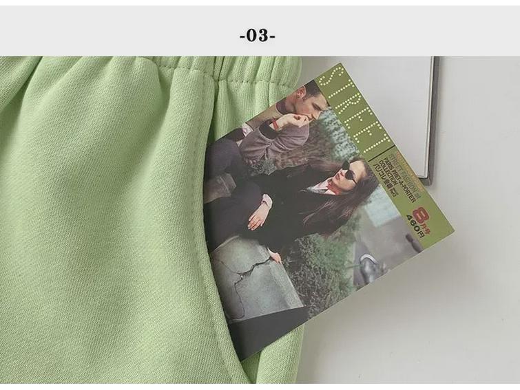 Korean-Style Women's Summer Wide-Leg Elastic Waist Shorts - Plus Size