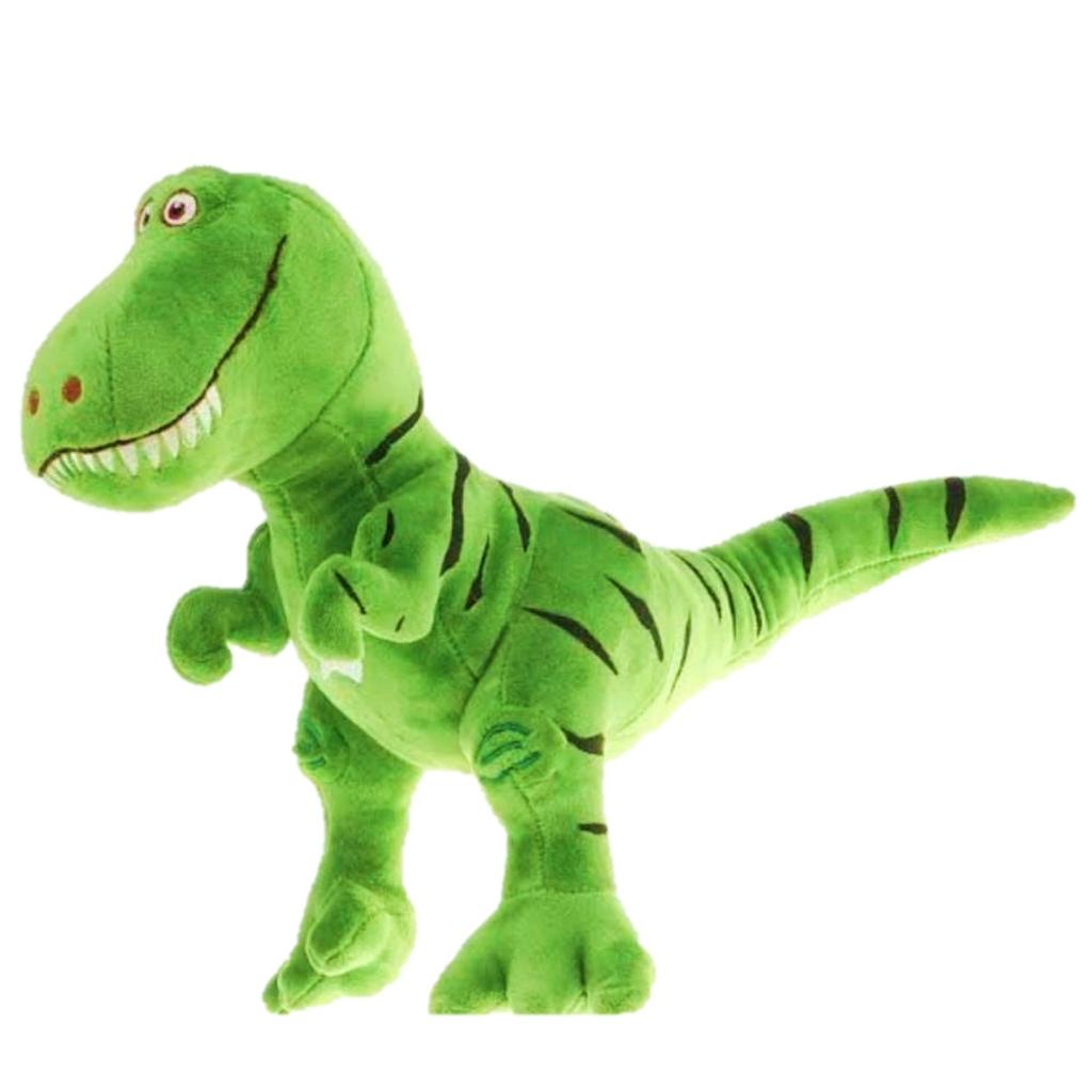 MIMIA Dinosaur Plush Kids Birthday Fluffy Body Pillow Toy, 40cm, Gift, T-Rex, Gift, T-Rex (Green)