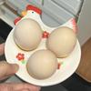 Ceramic Egg Holder Cute Egg Storage Compartments Reusable Egg Tray  Egg Tool