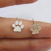 1 Pair Earrings Stylish Animal Footprint Shape Alloy Women Teen Girls Jewelry Studs for Birthday