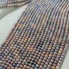 1String, Multi-colored Natural Freshwater Pearls Beads for Jewelry Making DIY Crafts (Beads 5.5-6mm, Length 36cm)
