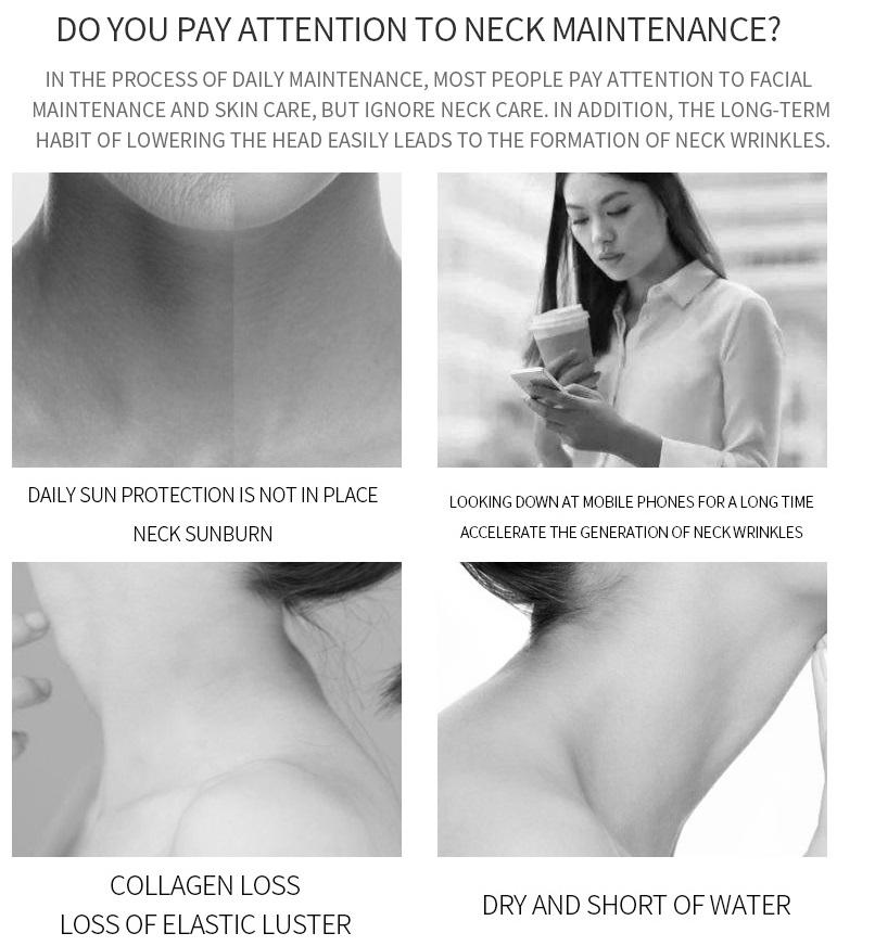 Neck Beauty Instrument - Anti-Wrinkle, Lifting, LED Light Therapy, EMS, 45°C Heat, Rechargeable