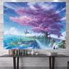 Warm Scenery Anime Sky Background Tapestry Bedroom Living Room Tapestry Home Wall Decoration Tapestry