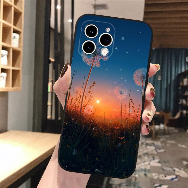 Mooie Paardenbloem Telefoonhoesje Voor iPhone Samsung Galaxy Redmi Xiaomi Oppo OnePlus Note SA 7 8 9 10 11 12 13 14 20 21 22 23 53 54 Pro Max Plus Ultra