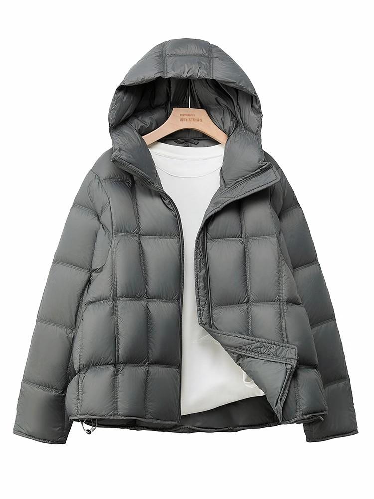 Puff cotton-padded clothes Women's cotton-padded clothes Winter new student hooded loose bread clothes Thickened warm cotton-padded jacket