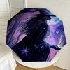 1PC Witchcraft Fantasy Automatic Folding Umbrella - Compact 8-Rib Design, Durable Plastic & Iron, Lightweight for Outdoor Daily Use, Festive Gift002