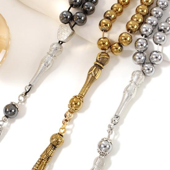 Islamic Prayer Beads 33 Tesbih Beads Zikr Beads Daily Use in Prayers Religious Ceremonies Gift for Muslims